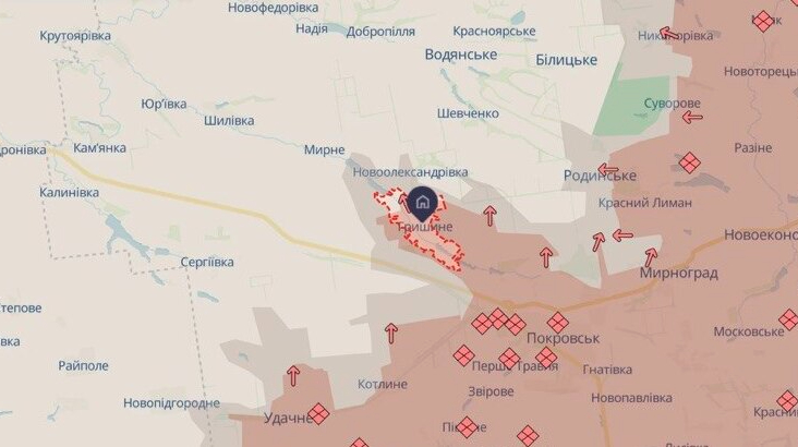 7-й корпус ДШВ: Росіяни намагаються закріпитися в центрі і на півночі Гришиного, ЗСУ зривають штурми
